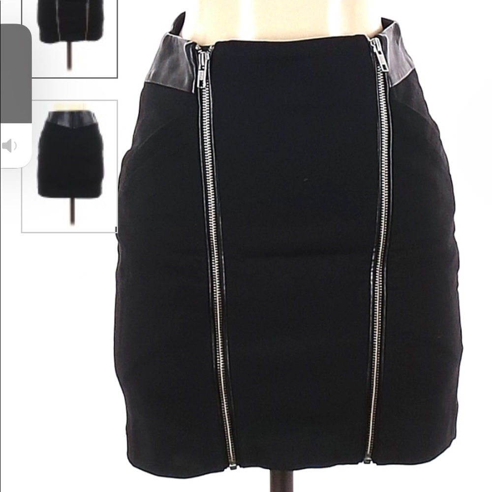 Mini black skirt
